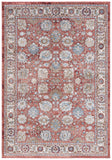 Safavieh Rosewood 102 Power Loomed TRADITIONAL Rug Ivory / Red 5'-3" x 7'-6"