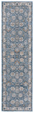 Safavieh Rosewood 102 Power Loomed TRADITIONAL Rug Ivory / Blue 2'-3" x 8'