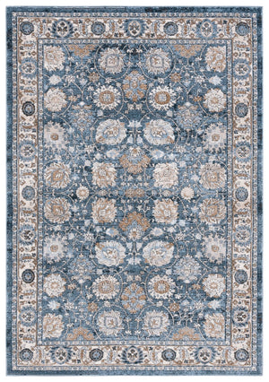 Safavieh Rosewood 102 Power Loomed TRADITIONAL Rug Ivory / Blue 5'-3" x 7'-6"