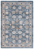 Safavieh Rosewood 102 Power Loomed TRADITIONAL Rug Ivory / Blue 5'-3" x 7'-6"