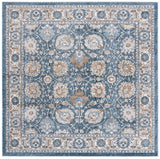 Safavieh Rosewood 102 Power Loomed TRADITIONAL Rug Ivory / Blue 6'-7" x 6'-7" Square
