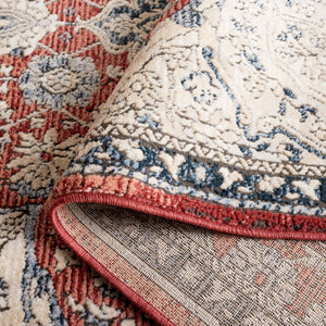 Safavieh Rosewood 104 Power Loomed TRADITIONAL Rug Ivory / Red ROW104A-9