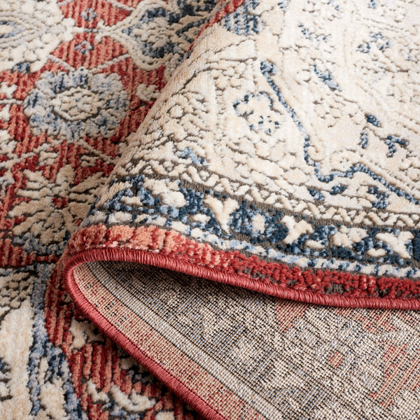 Safavieh Rosewood 104 Power Loomed TRADITIONAL Rug Ivory / Red ROW104A-9