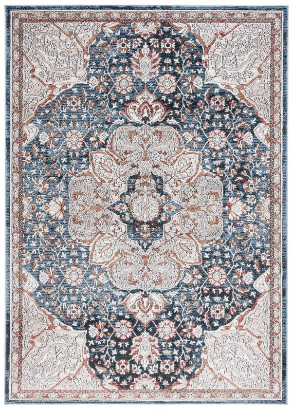 Safavieh Rosewood 104 Power Loomed TRADITIONAL Rug Ivory / Blue ROW104B-9