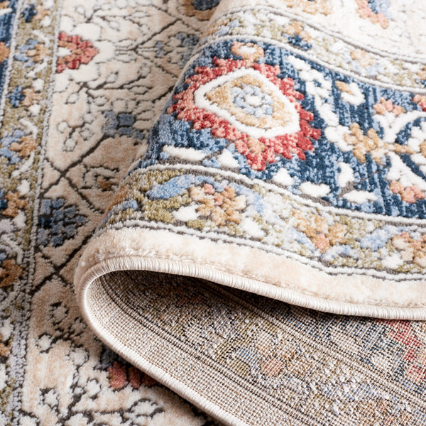 Safavieh Rosewood 106 Power Loomed TRADITIONAL Rug Ivory / Blue ROW106A-9