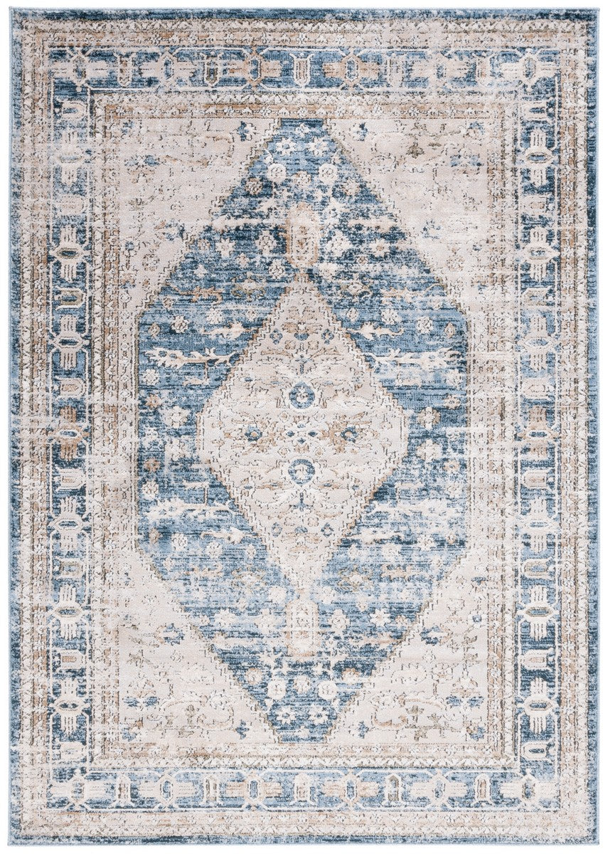 Safavieh Rosewood 108 Power Loomed TRADITIONAL Rug Ivory / Blue ROW108A-9