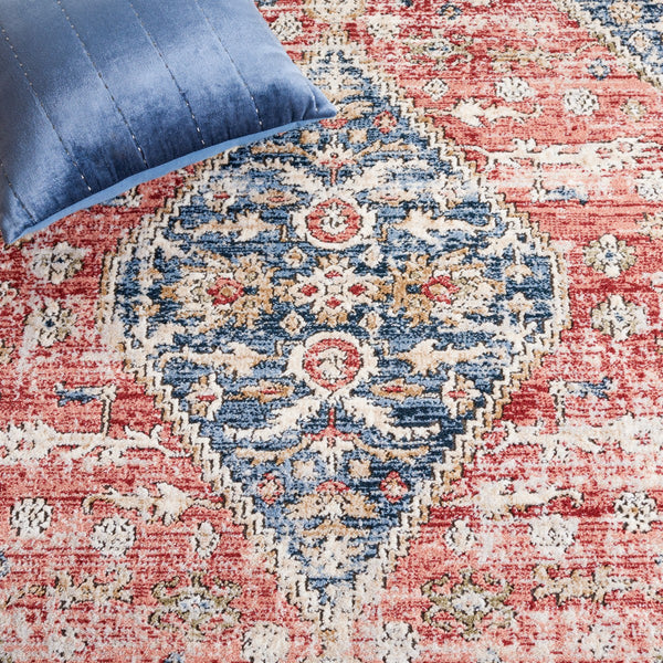 Safavieh Rosewood 108 Power Loomed TRADITIONAL Rug Blue / Red ROW108J-9