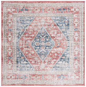 Safavieh Rosewood Turkish Runner Rug - Timeless Elegance With Traditional Patterns For Luxurious Home Decor Blue ,Red 85% Polpypropylene & 15% Polyester Shrink Row108j-9