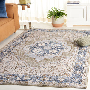 Safavieh Rosewood 110 Power Loomed TRADITIONAL Rug Ivory / Green ROW110A-9