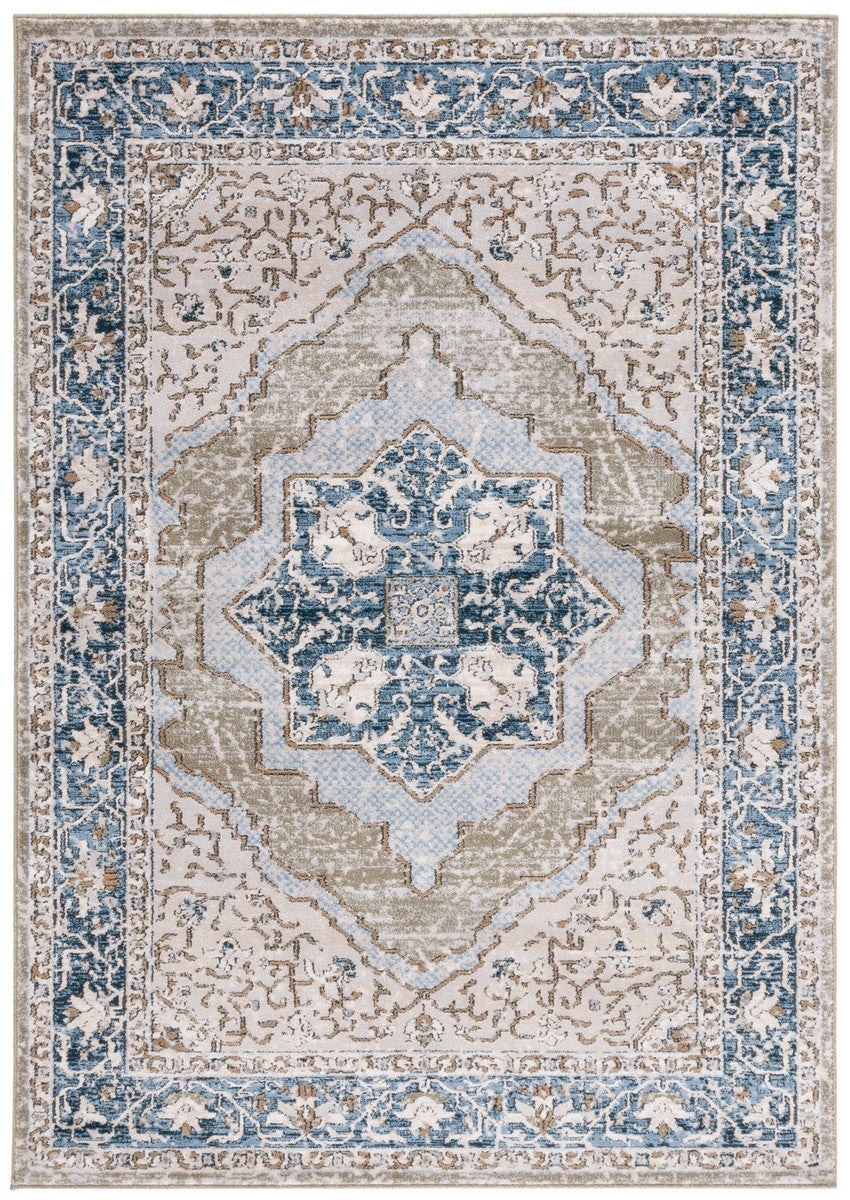 Safavieh Rosewood 110 Power Loomed TRADITIONAL Rug Ivory / Green ROW110A-9