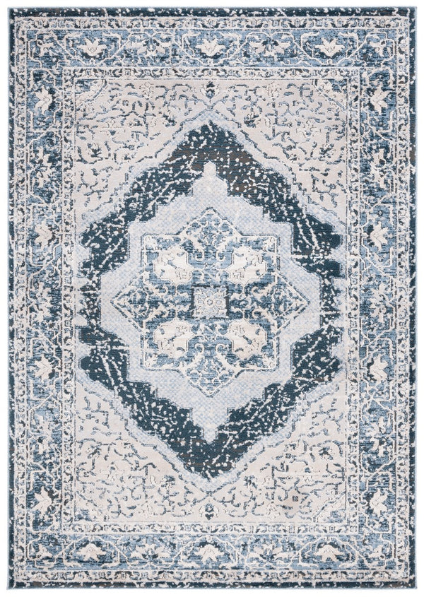 Safavieh Rosewood 110 Power Loomed TRADITIONAL Rug Ivory / Blue ROW110B-9