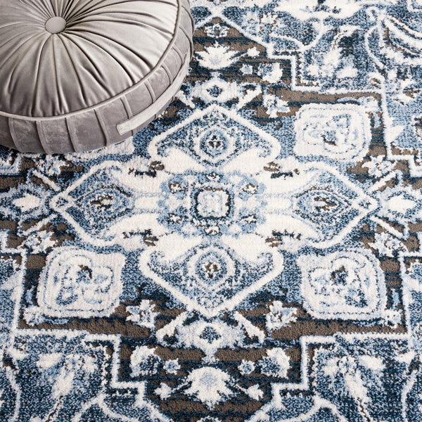 Safavieh Rosewood 112 Power Loomed TRADITIONAL Rug Ivory / Blue ROW112A-9