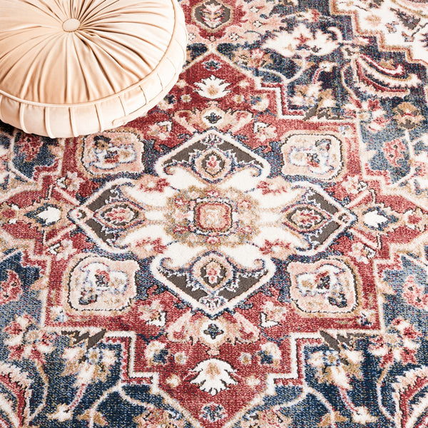 Safavieh Rosewood 112 Power Loomed TRADITIONAL Rug Ivory / Red ROW112B-9