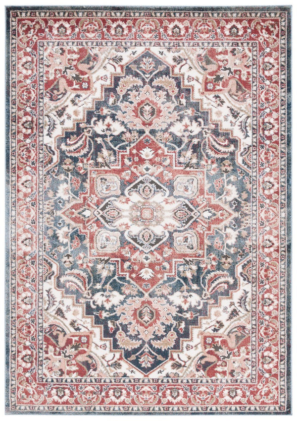 Safavieh Rosewood 112 Power Loomed TRADITIONAL Rug Ivory / Red ROW112B-9