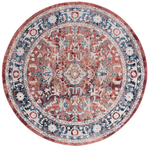 Safavieh Rosewood Traditional Style Runner Rug - Elegant Turkish Design For Hallways & Narrow Spaces Blue ,Red 85% Polpypropylene & 15% Polyester Shrink Row116j-7r