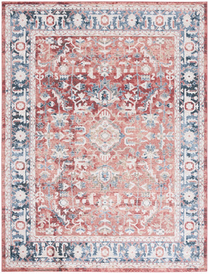 Safavieh Rosewood Traditional Area Rug With Floral Motifs - Elegant Home Décor For Timeless Sophistication Blue ,Red 85% Polpypropylene & 15% Polyester Shrink Row116j-4