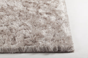 Chandra Rugs Hand-woven Contemporary Shag Rug - Luxurious 100% Polyester, Unique Handmade Design For Cozy Living Spaces Beige Polyester Rox47600-576