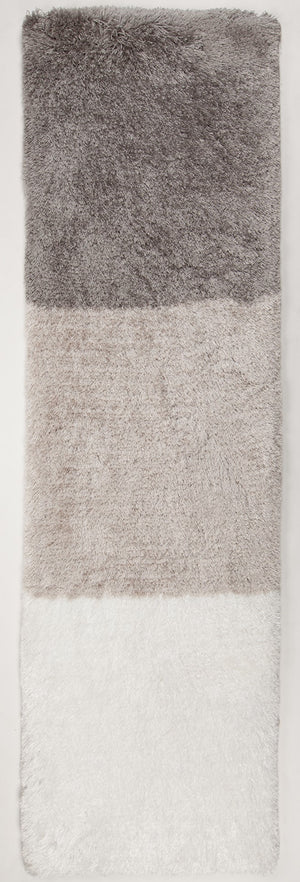 Chandra Rugs Hand-woven Contemporary Shag Rug - Luxurious 100% Polyester, Unique Handmade Design For Cozy Living Spaces Beige Polyester Rox47600-576