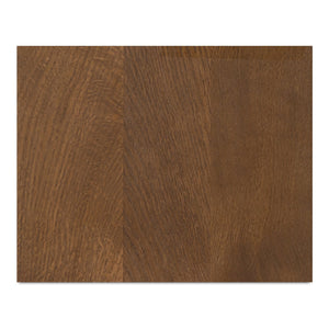 Moe's Home Theo Solid Oak Nightstand With Curved Minimalist Design And Soft-close Drawer For Modern Spaces Brown Solid Oak Rp-1012-03