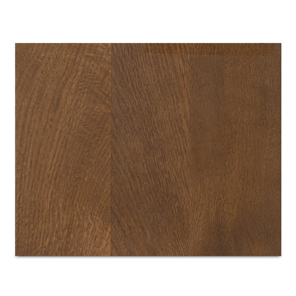 Moe's Home Theo 6 Drawer Dresser In Solid Oak With Soft-close Glides And Minimalist Curved Design For Elegance Brown Solid Oak,Back, Mdf Veneer Oak Rp-1013-03