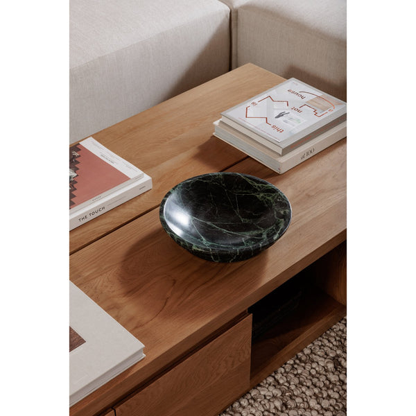 Moe's Home Alfie Tv Table - Solid Oak Design With Spacious Drawers And Open Storage For Your Entertainment Needs Natural Solid Oak,Drawer Bottom In Oak Veneer Rp-1018-24