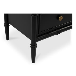 Moe's Home Eleanor 5 Drawer Chest - Timeless Provence Style With Marble Top And Elegant Brass Hardware Details Black Banswara Marble Top,Mdf Frame,Case,And Drawers Rp-1060-02