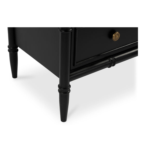 Moe's Home Eleanor 6-drawer Dresser With Marble Top And Antique Brass Handles – Timeless Provence Elegance Black Banswara Marble Top,Mdf Frame,Case,And Drawers Rp-1061-02