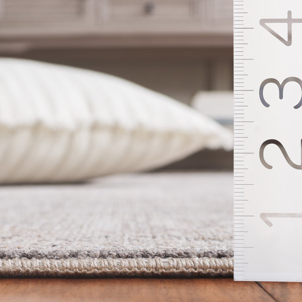 Safavieh Republica Elegant 8x10 Ft Area Rug - Luxurious Grey And Beige Power-loomed Design For Every Room Grey ,Beige 80% Polyester,20% Cotton Rpu450f-8