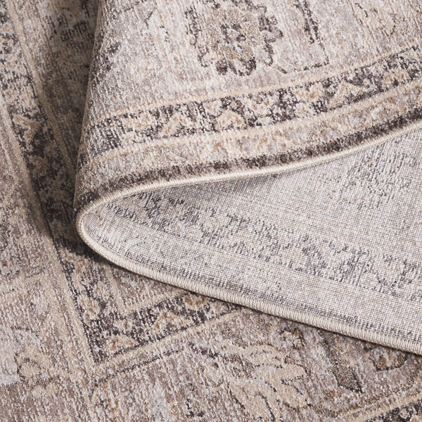 Safavieh Republica Elegant 8x10 Ft Area Rug - Luxurious Grey And Beige Power-loomed Design For Every Room Grey ,Beige 80% Polyester,20% Cotton Rpu450f-8