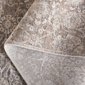 Safavieh Republica Elegant 8x10 Ft Area Rug - Luxurious Grey And Beige Power-loomed Design For Every Room Grey ,Beige 80% Polyester,20% Cotton Rpu452f-8