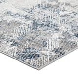 Dalyn Rugs Rhodes RR1 Power Woven 60% Polyester/40% Polypropylene Transitional Rug Gray 9' x 13' RR1GY9X13