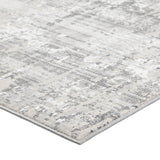 Dalyn Rugs Rhodes RR3 Power Woven 60% Polyester/40% Polypropylene Transitional Rug Silver 9' x 13' RR3SV9X13