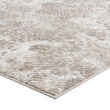 Dalyn Rugs Rhodes RR5 Power Woven 60% Polyester/40% Polypropylene Transitional Rug Taupe 9' x 13' RR5TP9X13