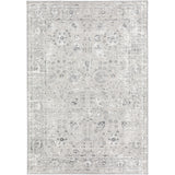 Dalyn Rugs Rhodes RR8 Power Woven 60% Polyester/40% Polypropylene Transitional Rug Silver 9' x 13' RR8SV9X13