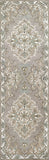 Rizzy Resonant RS931A Hand Tufted Transitional Wool Rug Tan/Dk.Tan 2'6" x 8'