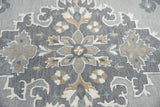 Rizzy Resonant RS933A Hand Tufted Transitional Wool Rug Gray/Beige 9' x 12'