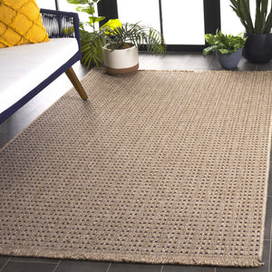 Safavieh Retreat Versatile Area Rug - Durable, Soft, And Stylish Addition For Indoor And Outdoor Spaces Natural ,Brown 87% Polypropylene,13% Polyester Rte252b-5