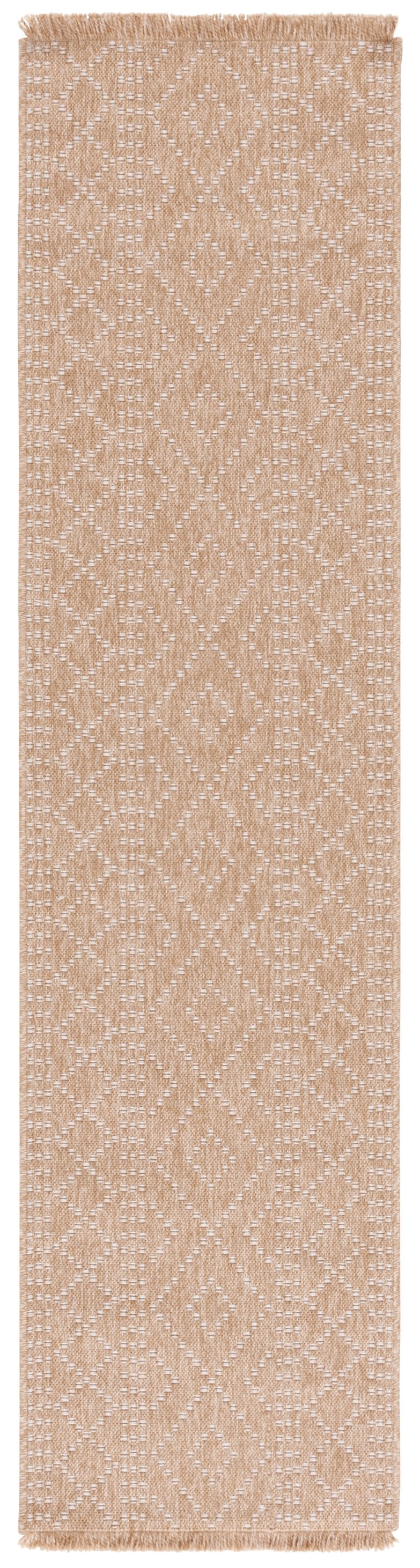 Safavieh Retreat Stylish Turkish Area Rug For Indoor & Outdoor Use - Soft, Durable, Versatile Decor Choice Natural ,Ivory 87% Polypropylene,13% Polyester Rte254b-9