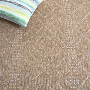 Safavieh Retreat Stylish Turkish Area Rug For Indoor & Outdoor Use - Soft, Durable, Versatile Decor Choice Natural ,Ivory 87% Polypropylene,13% Polyester Rte254b-9