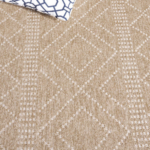 Safavieh Retreat Stylish Turkish Area Rug For Indoor & Outdoor Use - Soft, Durable, Versatile Decor Choice Natural ,Ivory 87% Polypropylene,13% Polyester Rte254b-9