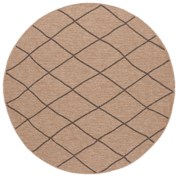 Safavieh Retreat Luxurious Indoor Outdoor Area Rug - Elegant Natural And Black Design For Any Space Natural ,Black 87% Polypropylene,13% Polyester Rte256b-7r