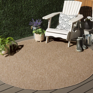 Safavieh Retreat Elegant Indoor/Outdoor Rug – Exquisite Natural Hues, Durable & Easy To Clean For Any Space Natural 87% Polypropylene,13% Polyester Rte258b-9