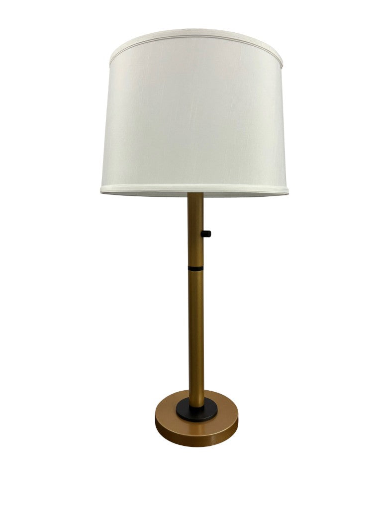 House of Troy Rupert Metal Table Lamp with Gold Finish Crystal Accents Dimmer and USB Charging Port Heritage Gold/Black RU750-HGBLK