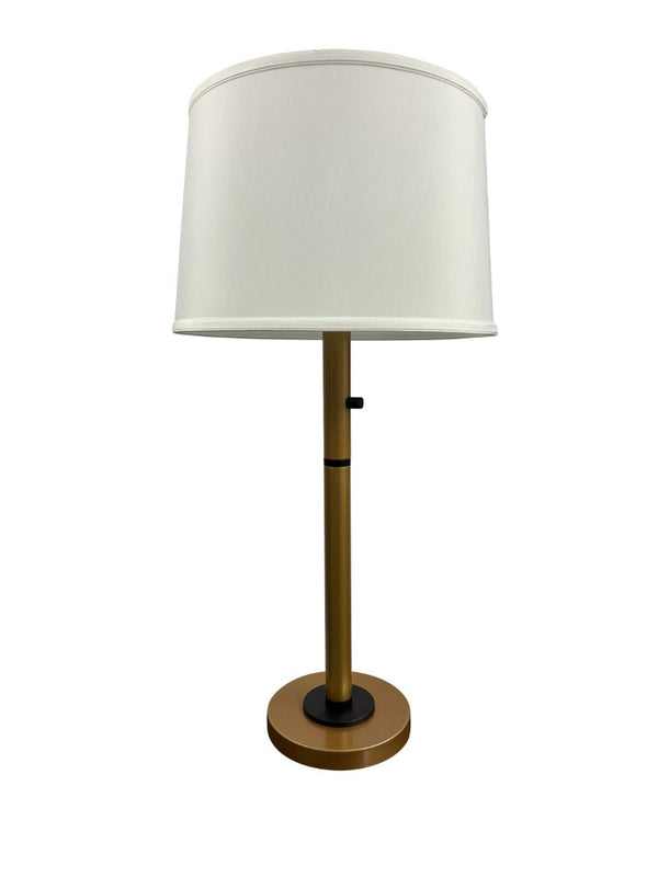 House of Troy Rupert Metal Table Lamp with Gold Finish Crystal Accents Dimmer and USB Charging Port Heritage Gold/Black RU750-HGBLK
