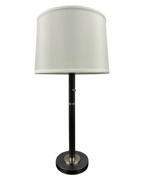 House Of Troy Rupert Three-way Table Lamp With Dimmer, Usb Port, And Elegant Satin Nickel Accents For Modern Spaces Supreme Silver Metal Ru750-ss