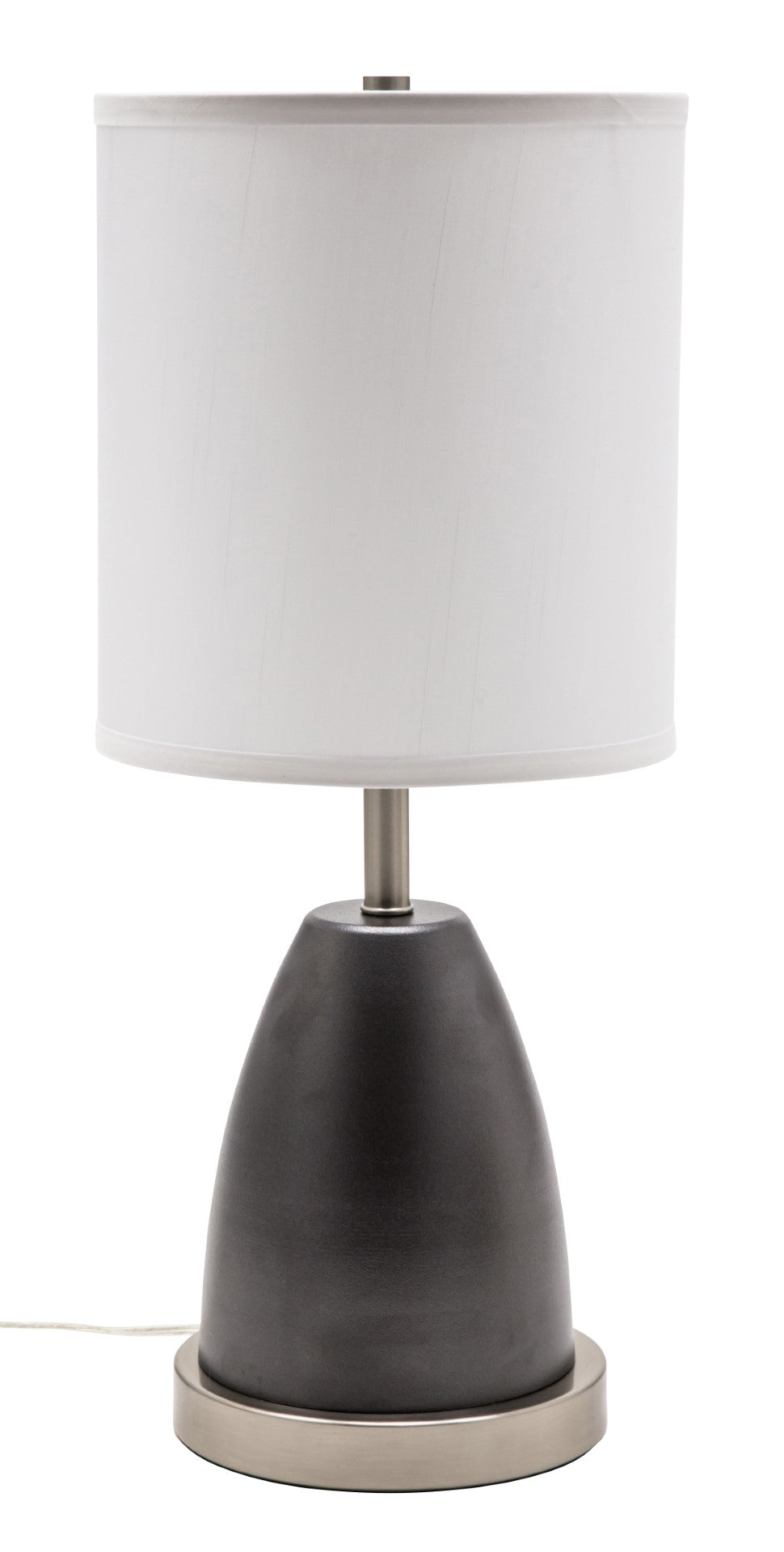 House Of Troy Rupert Table Lamp With Stylish Satin Nickel Accents And Convenient Usb Port For Modern Living Spaces White Metal Ru751-wt