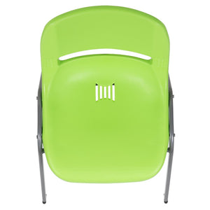 English Elm HERCULES Ergonomic Shell Stack Chair with 880 lb Capacity for Comfortable, Durable Seating Solutions Green RUT-EO1-GN-GG