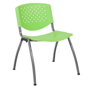 English Elm HERCULES Heavy-Duty Stack Chair for Commercial Use - Durable, Comfortable, and Space-Saving Design Green RUT-F01A-GN-GG