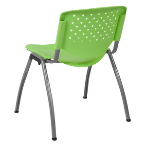 English Elm HERCULES Heavy-Duty Stack Chair for Commercial Use - Durable, Comfortable, and Space-Saving Design Green RUT-F01A-GN-GG