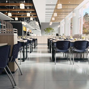 English Elm HERCULES Heavy-Duty Stack Chair for Commercial Use - Durable, Comfortable, and Space-Saving Design Navy RUT-F01A-NY-GG